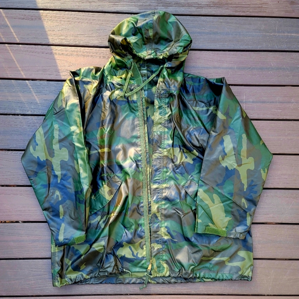 ORC Industries Wet Weather Parka, Woodland Camo, L - Picture 9 of 9